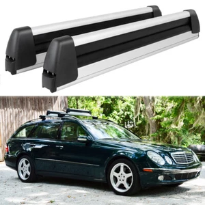 For Mercedes-Benz E350 E430 E500 Ski Top Roof Mounted Snowboard Carriers w/ Lock - Picture 1 of 14