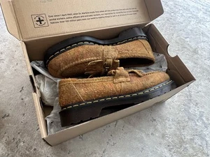 Dr. Martens Adrian snaffle loafer Men’s Size UK8 Marbled Suede Brown/Mustard NEW - Bild 1 von 13