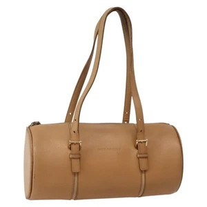 Bolso de Mano BURBERRY Cuero Beige Dorado Auténtico ep10911 - Imagen 1 de 21