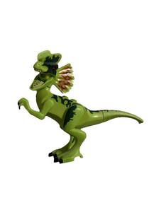 LEGO Jurassic World Dilophosaurus Dinosaur Minifigure Figure From Set # 75916