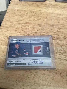 2007 2007-08 Hot Prospects Jersey Auto Rookie #229 Ryan Callahan /399 Rangers - Imagen 1 de 2