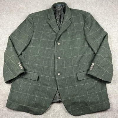 Blazer Polo Ralph Lauren Para Hombres 46R Verde Ventana Lana Angora Abrigo Deportivo Italia Foto 1 de 4