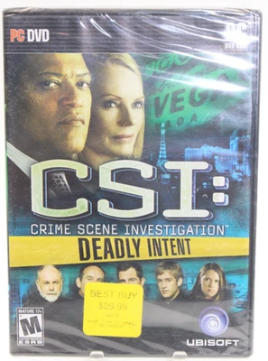 CSI: Crime Scene Investigation -- Deadly Intent (PC, 2009) Brand New,  Sealed - Image 1 of 4