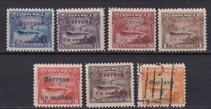 Costa Rica 1911 Yvert 80/86 Ships overprinted complete set MNH/Used (GX) - Picture 1 of 2