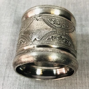 VTG napkin ring, metal Unbranded Monogrammed - Picture 1 of 7