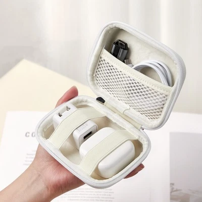 Waterproof Headphone Bag Leather U Disk Organizer  Outdoor - Image 1 of 4