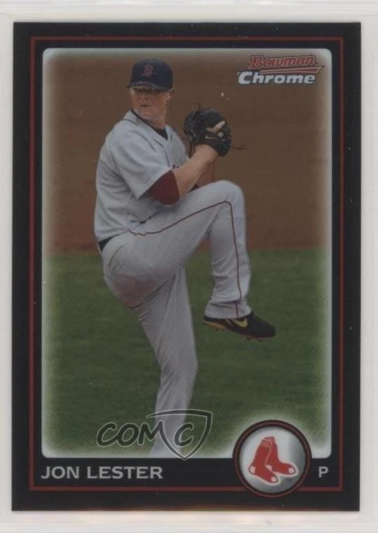 2010 Bowman Chrome Refractor Jon Lester #82 - Image 1 of 2