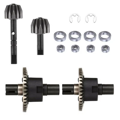 1 Set of Metal Front Rear Differential Gear Kit for 1/10 HSP 94123 94166 RC Cars - Image 1 of 4