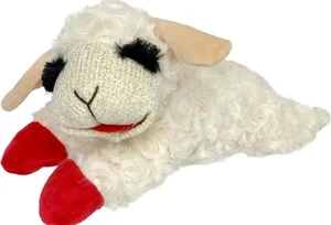 X3 Multipet Mini Lamb Chop Officially Licensed, Plush, Squeak Pet Toy White, 10' - Picture 1 of 6