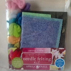 April Cornell Needle Felting Kit Artful Living New Sea Rose Palette - Picture 1 of 8