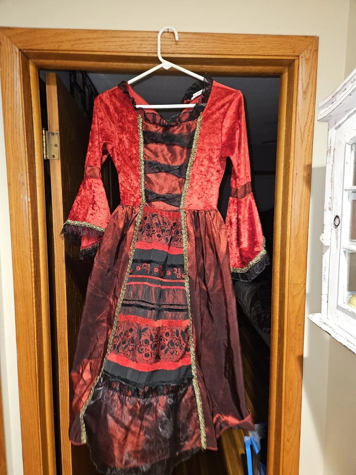 Niñas Hocus Pocus Winnie Gótico Renacimiento Vestido Disfraz Talla Juvenil L (10/12) Foto 1 de 4