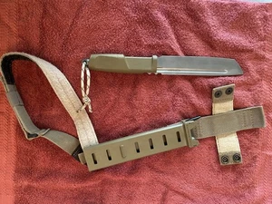 Extrema Ratio Giant Mamba feststehendes Messer 6,5" N690 Stahlklinge hellbraun Forprene-Griff - Bild 1 von 9