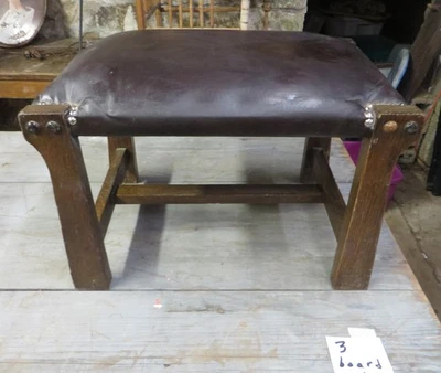 Taburete de pie Roycroft/circa 1910/MUY BUEN ESTADO Foto 1 de 4