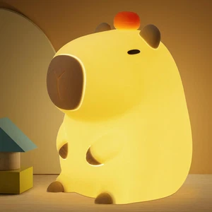 Capybara Gifts for Girl, Kids Night Light, Capybara Lamp for Nursery, Touch C... - Picture 1 of 12