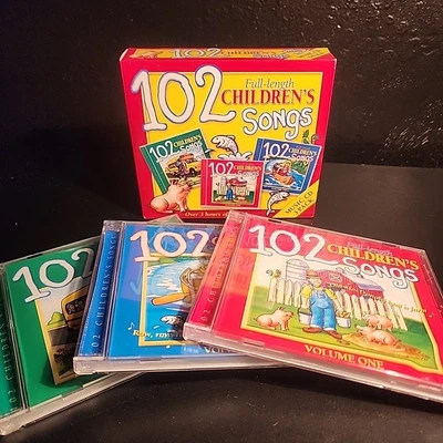 102 Children's Songs, by Twin Sisters 3-Disc Set (Twin Sisters Prod., 2002, CD) Foto 1 de 4