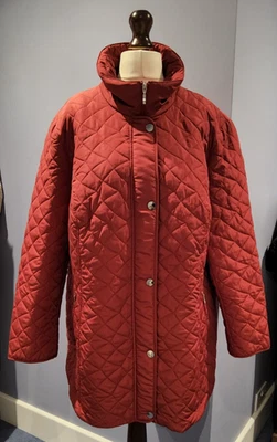 Aproductz Witt International Red Padded Coat UK Size 28 BNWT - Image 1 of 4