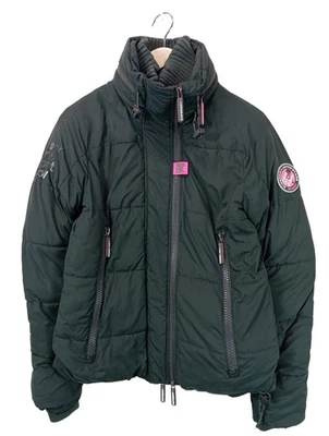 SUPERDRY Chaqueta de invierno Mujeres Chaqueta Talla EU 40 petróleo look casual - Imagen 1 de 4