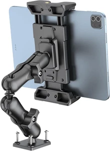 Tablet Mount for Truck - Heavy Duty Drill Base - Tablet Holder for Car Dashboard - Picture 1 of 12