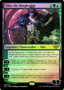 MTG FOIL Oko, the Ringleader (Promo Pack) (Outlaws of Thunder Junction) - Promo - Picture 1 of 1