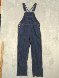 Dickies Overalls womens bib overalls S Blue Carpenter Jean Cotton Denim grunge - Picture 1 of 20