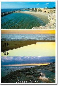 CARTOLINA SICILIA DA COLLEZIONE COSTE IBLEE MARE SPIAGGIA E SOLE - Imagen 1 de 1