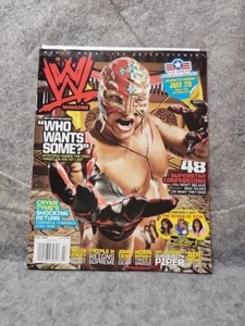 WWE Magazine July 2008 Rey Mysterio With POSTER!! Like New  - Picture 1 of 6