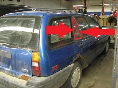 91 92 93 ESCORT: cristal ventana ventilación trasera derecha, camioneta Foto 1 de 2