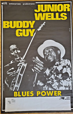 Buddy Guy & Junior Wells - Originale Concerto Poster - Parigi - Manifesto - 1970
