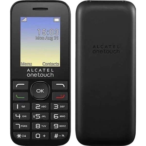 Alcatel OneTouch 1016G 2G GSM Black Single-SIM Factory Unlocked Global NEW - Picture 1 of 3