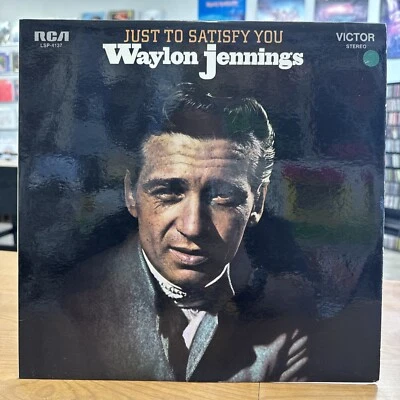 AUSTRALIAN IMPORT~ WAYLON JENNINGS - JUST TO SATISFY YOU LP 1969 RCA LSP4137 1st - Image 1 of 4