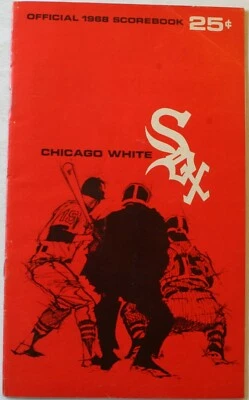 1968 Chicago White Sox vs Baltimore Orioles Program Robinson Horlen Berry Wood - Image 1 of 4