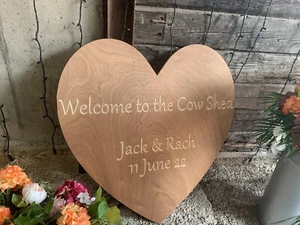 Wedding welcome board - Personalised- With Your Details - 18mm Thick Board - Picture 1 of 2