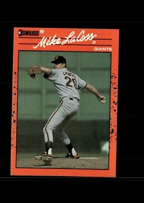 1990 Donruss - Mike LaCoss #652 - Image 1 of 2