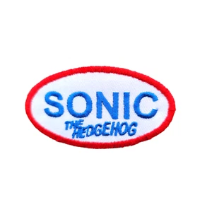 Embroidered Gaming Sonic the Hedgehog Vintage Style Iron On Sew Applique Patch - Picture 1 of 1