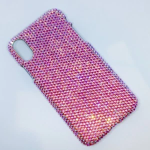 12ss ROSA CLARO AB Rosa Ostentosa Estuche Trasera para iPhone Xr Hecho con Cristales de Swarovski - Imagen 1 de 1