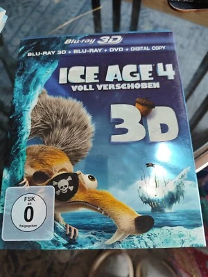 Ice Age 4 - Voll verschoben  (+ BR) [3D Blu-ray] von... | DVD | Zustand sehr gut - Bild 1 von 3