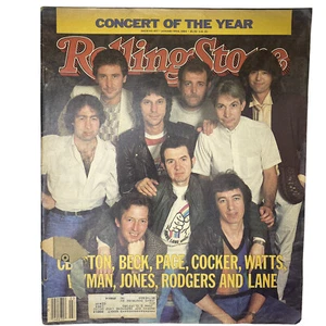 Rolling Stone rivista vintage Clapton Page Cocker Watt 413 gennaio 1984 - Foto 1 di 5