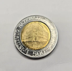 ITALIEN 🇮🇹 500 LIRE MÜNZE 1996 (GEDENKMÜNZE) zirkuliert - Bild 1 von 2