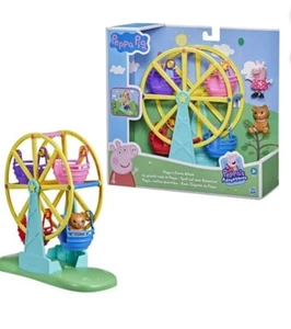 Peppa Pig Adventures FERRIS WHEEL Playset Toy Figure Doll Teddy Bear Hasbro New - Picture 1 of 8