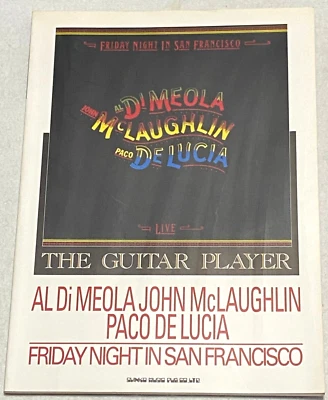 AL DI MEOLA JOHN McLAUGHLIN PACO DE LUCIA FRIDAY LIVE JAPAN GUITAR SCORE TAB - Image 1 of 4