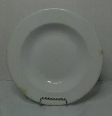 Antiguo tazón de sopa blanco Maddock & Gater Staffordshire Potteries Foto 1 de 4