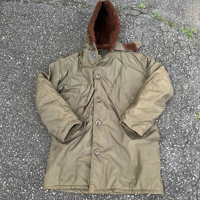OG VTG WW2 1940s B9 Parka US ARMY AIR FORCE Flight Coat Jacket Conmar - Image 1 of 4