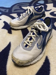 Vintage Nike Air Huarache Damen 8,5 Laufen Aktiv Fitnessstudio Freizeit blau/weiß 313357-101 - Bild 1 von 12