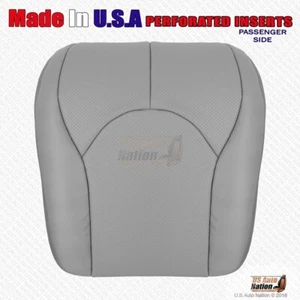 1996 1997 Mercedes Benz SL320 Passenger Bottom Perforated Leather Seat Cover Ash - Picture 1 of 10