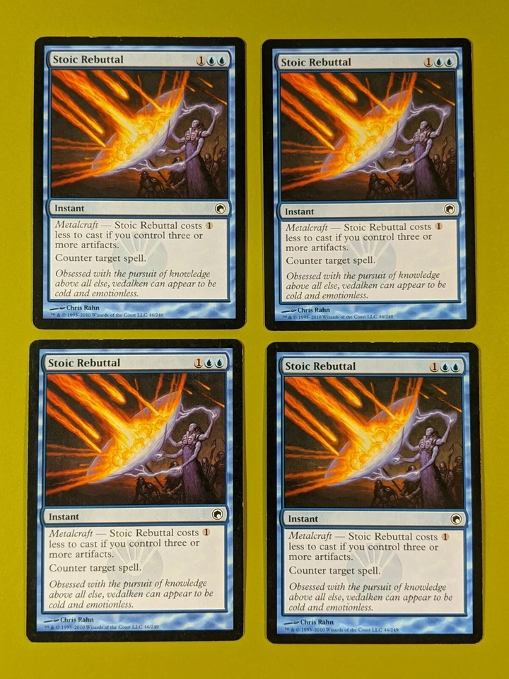 Stoic Rebuttal x4 Scars of Mirrodin 4x Playset Magic the Gathering MTG - Image 1 of 1