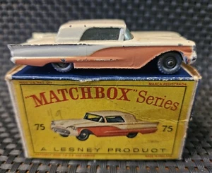 Matchbox Lesney #75A Ford Thunderbird, Boxed. - Picture 1 of 6