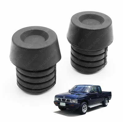 Adjustable Hood Bumper Bonnet Rubber Set Black For Nissan Big M E24 1994 - 1997 - Image 1 of 3