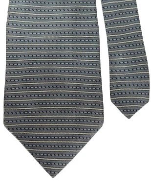Rafael Men's 100% Silk Striped Neck Tie Gray Multi 3 3/4" x 58" - Image 1 of 2