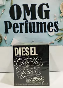 Only The Brave Tattoo Diesel for Men Eau de Toilette 125ml New in Sealed Box - Picture 1 of 4