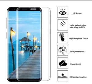 50x Tempered Glass Screen Protector for Samsung Galaxy S5 S7 S8 S9 Note 3 4 5 - Picture 1 of 13
